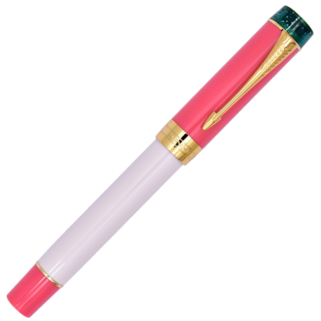 Ranvi Jinhao 100 Fountain Pen,Extra Fine Nib,Gold Trim,Pink — image 1