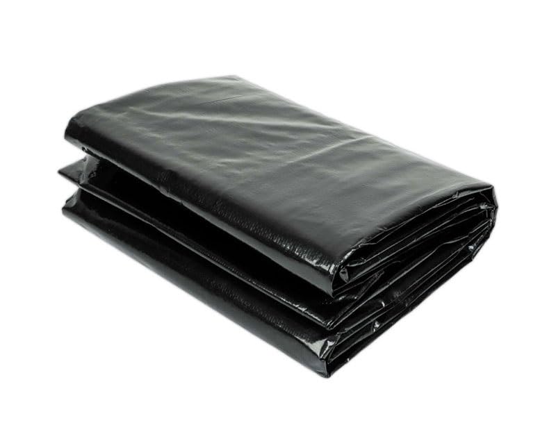 Schwarze HDPE wasserdichte Polsterung Für Teich, Undurchlässige Membran Für Fischteichspeicher Im Freien, 0,5 Mm Verdickt, Wasserdicht Und Undicht(3x6m)