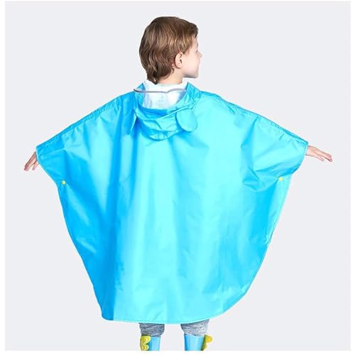 Children Kids Reusable Raincoat Rain Poncho Jacket with Hoods and Sleeve Lightweight Rain&Wind Coat3