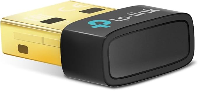 TP-Link Bluetooth 5.3 USB Adapter for PC (UB5A) – Long Range Bluetooth Dongle, Connects Headphones/Controllers/Keyboards, Low Energy, Plug & Play for Windows 11/10/8.1/7