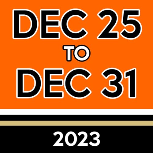 Week 52: Dec 25th to Dec 31st, 2023