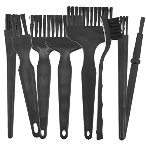 minkissy Pp Material Electric Shaver Brush 8pcs Razor Brush Set Cleaning Tools for Shaver Clipper