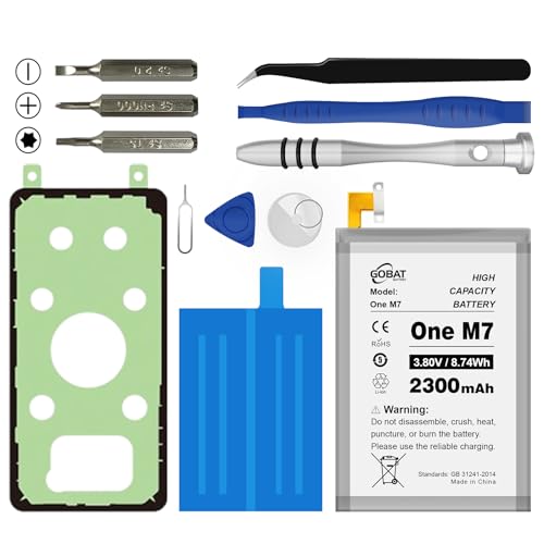 GOBAT HTC M7 Battery 2300mAh for BN07100, ONE M7, 801E/N