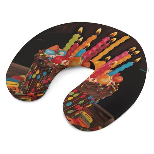 Almohada de viaje espuma viscoelástica 30 cm x 25 cm miniatura 6