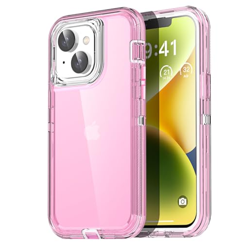 AICase for iPhone 16e/13/iphone 14 Case Clear 3 in 1 Heavy Duty Drop Protection Full Body Rugged Shockproof/Dust Proof 3-Layer Military Protective Tough Durable Cover for iPhone 16e/13/14 6.1"_2 - image 1