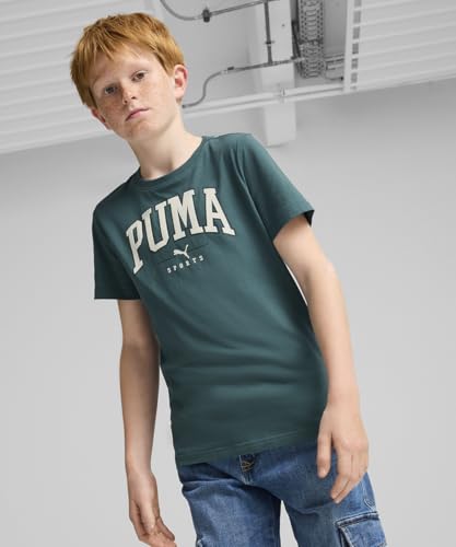 Image of Puma Boy's Graphic Print Regular Fit T-Shirt