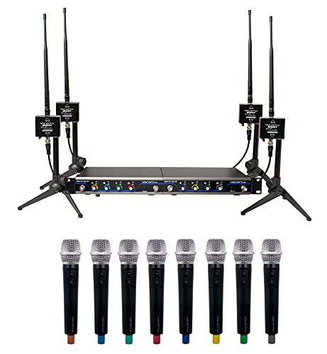 VocoPro BOOSTACAPELLA8 8-Channel Digital Dual Wireless