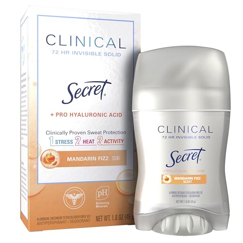 Secret Clinical Strength Antiperspirant Deodorant for Women, 3X S...