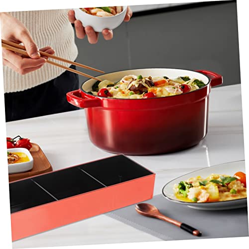 Plato para sushi reutilizable estilo japonés rojo miniatura 6