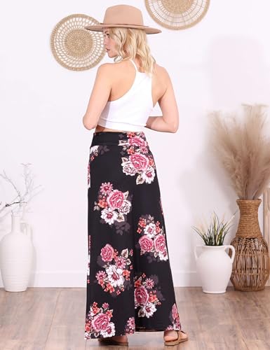 Image of Popana Long Maxi Skirt for Women, Flowy Long Skirts for Women | High Waisted Soft Trendy Rayon, Sundress Convertible Skirt, Long Length Bodycon Maxi Skirt, Petite and Plus Size