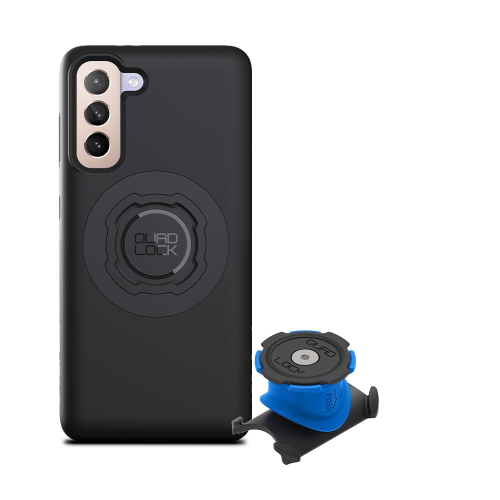Quad Lock Stem/Handlebar Bike Phone Holder Kit with MAG Phone Case for Galaxy S21