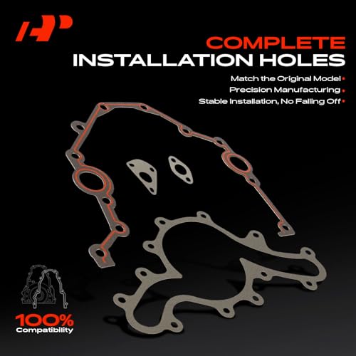 Image of A-Premium Engine Timing Cover Gasket Set | Compatible with Ford Explorer 1997-2004, Ranger, Explorer Sport, Explorer Sport Trac & Mercury Mountaineer & Mazda B4000
