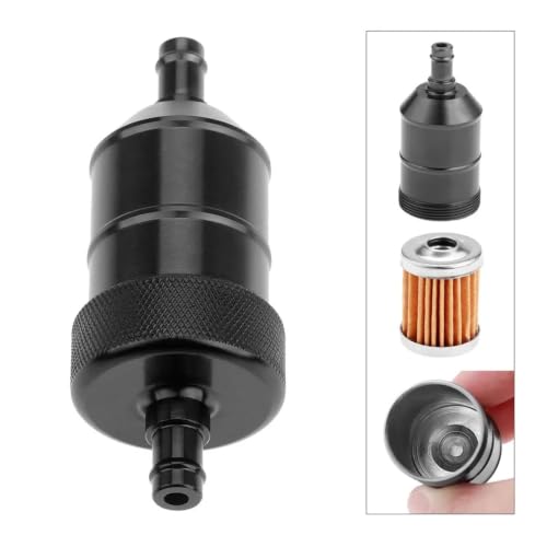 Filtro de combustible universal para motocicleta y automóvil con conector de 8mm 4