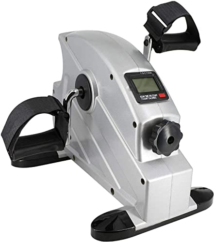 Pedalera portátil eléctrica para ejercicios de piernas y brazos miniatura 1
