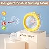 Hands-Free Collection Cups Compatible with Spectra S1 S2 S9, Replace Breast Pump Kits Compatible with Spectra Breast Pumps, 27mm Flange + 17/19/21/24mm Inserts