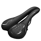 Migimi Fahrradsattel, Fahrrad Sattel Hohl Ergonomisch Fahrradsitz Herren Damen, Silikon Gel Fahrradsattel für Fahrrad, MTB, Citybikes, Rennräder