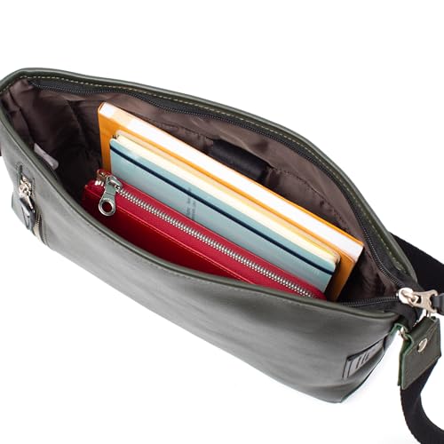 ダブルス ショルダーバッグ レザー メンズ レディース 斜めがけ シンプル B5収納 牛革 JPU-7465 (キャメル)