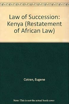 Hardcover The law of succession (Restatement of African law) Book