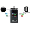 ATO Single Phase VFD 1HP Single Phase Motor Speed Controller 220V 0.75kW Single Phase Output VFD Variable Frequency Drive (Single-Phase Input, 1-Phase Output)