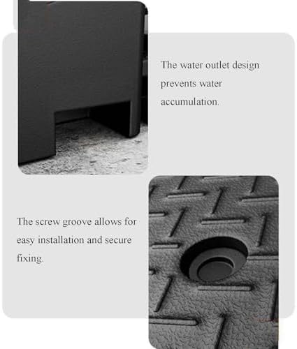 100cm Thickened Anti-Slip Rubber Car Mat, Heavy-Duty Pressure-Resistant Doorway & Curb Mat for Home, Garage, and Vehicle Use, Durable and Non-Slip Design