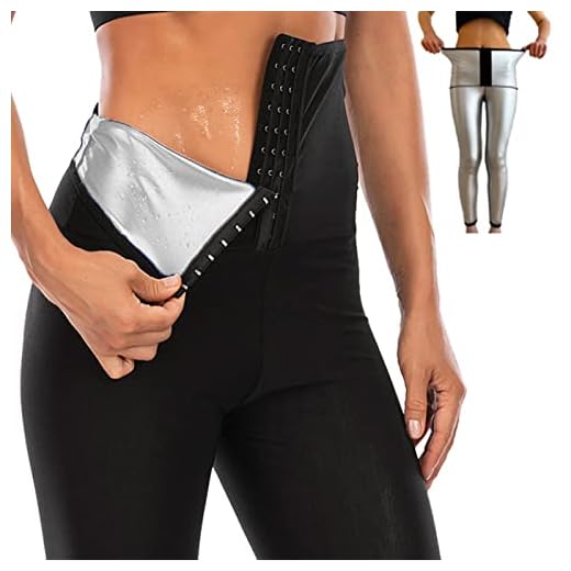 Merlvida Pantalones Sauna Adelgazantes Mujer Nanotecnología Leggins Reductores Mujer Push Up Pantalón de Sudoración Adelgazar Mallas Deporte Cintura Alta Mayas Deportivas Mujer para Gym Fitness Yoga