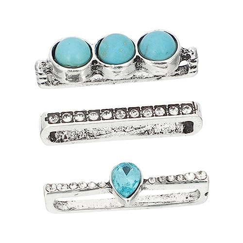 NUOBESTY Decorative Watchband Rings for Watch Series Decorative Nails for Silicone Watchband Fashionable Charms