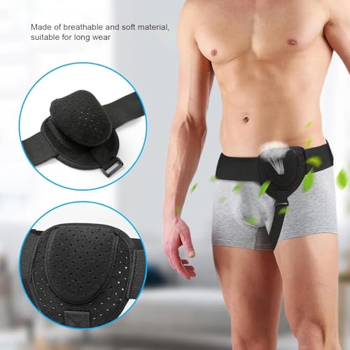 Faja para hernia umbilical masculina, ajustable, talla XL miniatura 3