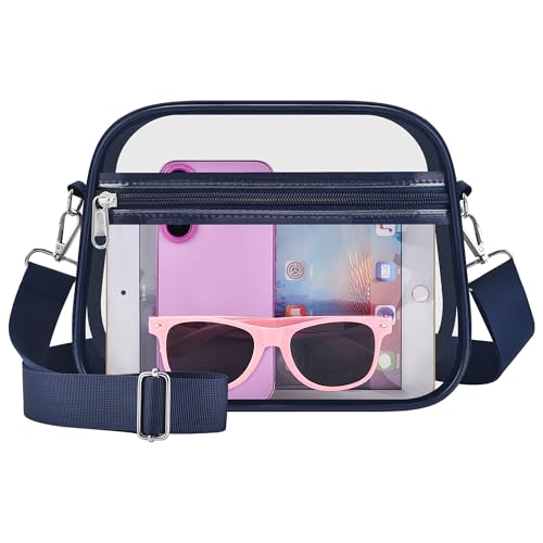 Image of Oraben Clear Bag for Stadium Events Clear Purse Stadium Bag Satchel Handbags for Sports Events Concerts Festivals | Stadium Approved