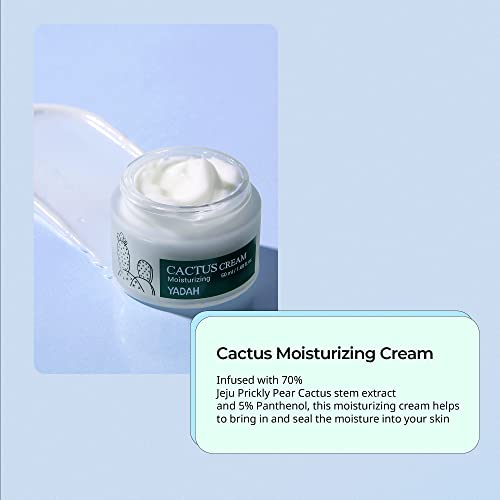 Yadah YADAH-CACTUSCREAM Cactus Cream 1.69 Fl.Oz. – Facial Hydrating Moisturizer Forming Moisture Barrier thumb #1