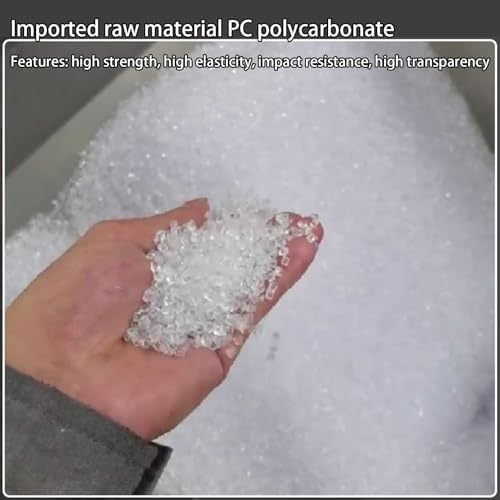 4ft x 8ft Polycarbonate Greenhouse Panels - Clear Plastic Roof Sheets for Cold Frame Cladding, Durable UV Protection, Lightweight Greenhouse Covering, Easy Installation