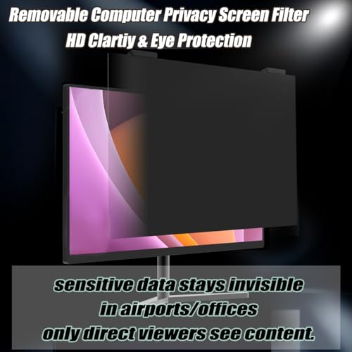 Filtro de privacidad para monitor de 27" que protege tus ojos de la luz azul 4