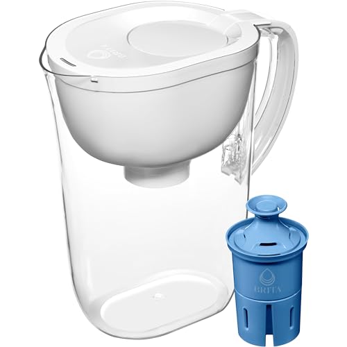 Brita Large Water Filter Pitcher for Tap and Drinking Water with SmartLight Filter Change