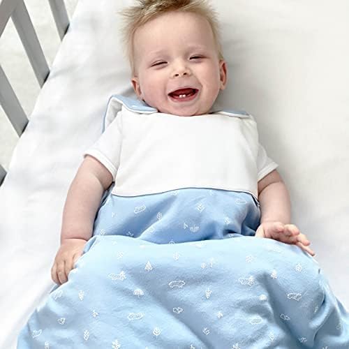 trekki Baby Sleep Sack 2.5 Tog for Spring or Autumn Season - Soft Cotton Sleeping Bag - Newborn Baby Sleeping Sack 0-6 Months