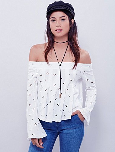 Alloy & Faux Leather Handmade Long Elastic Tassel Necklace, Black, 63-Inch2