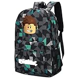 Kanfyyl Roblx Backpack Boys Backpack Cartoons Anime School Bags for Teenagers and Students,Gift for Children and Teenagers for School and Travel - 011 - Image 3