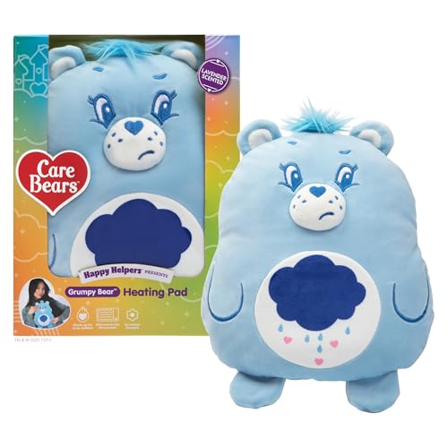 Image of Happy Helpers Grumpy Bear By Relatable, The Cozy Comfort That's Anything But Boring, Get Relief with This Plush Heating Pad for Cramps and Body Pain, Includes 1 Microwavable Grumpy Bear Heating Pad
