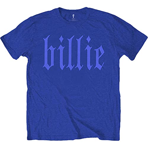 T-shirt Billie Eilish bleu homme célébrant l'univers de l'artiste