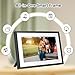 32GB 10.1 Inch WiFi Digital Picture Frame with 1280x800 HD IPS Touch Screen, Send Photo or Videos via App or Email,Support USB Drive/SD Card Extend Storage,Auto-Rotate,Wall Mountable