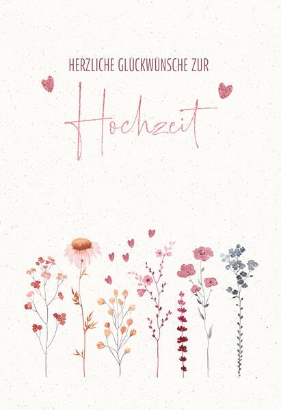 Herzliche Glückwünsche zur Hochzeit: Geldgeschenkkarte