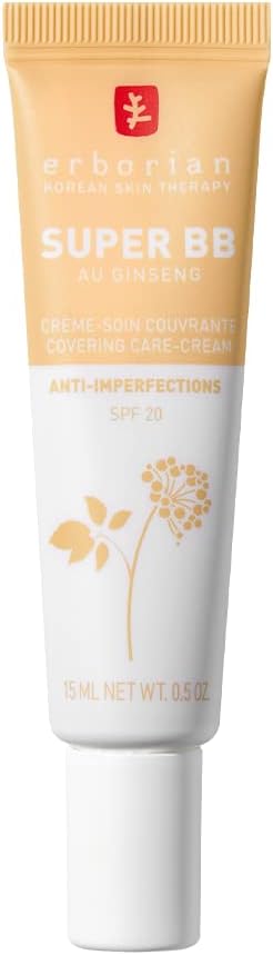 Super BB Cream with Ginseng Full coverage BB cream for acne prone skin Nude 15 ml (Pack of 1)