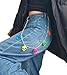 Colorful Alien Pants Chains Hip Hop Trouser Loop Chain Funny Jeans Chain for Women Men Pocket Wallet Chain
