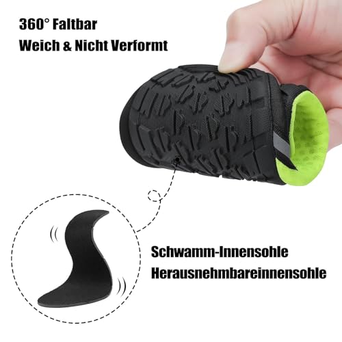 SAGUARO Escarpines Hombre Zapatillas de Agua Mujer Zapatillas Playa Secado Rápido Zapatos Agua Antideslizantes Calzado para Natacion Surf Acuaticas Piscina Verde Brillante Gr. 42/43 EU - imagen 5