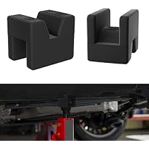 Seven Sparta 2 Pcs Car Jack Pad Adapter for Jack Stand Universal Rubber Slotted Frame Rail Pinch Welds Protector - 3.0 tons Cube, 2