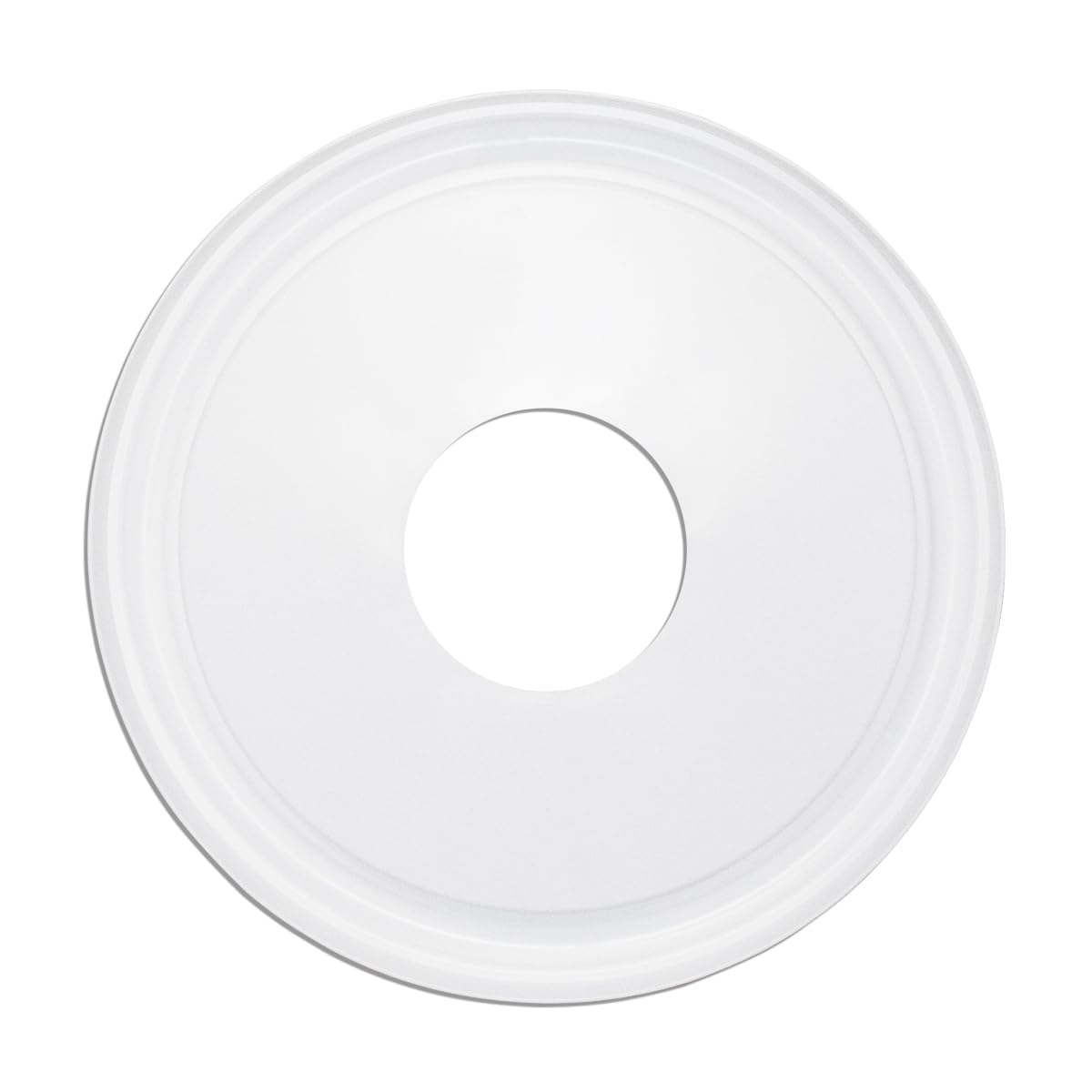 EIFHYT Molded Nylon Ceiling Medallion for Light Fixtures and Ceiling Fans 13"OD x 4"ID x 1-1/8"P (Fits Canopies up to 10-1/4") White — Amazon image 4