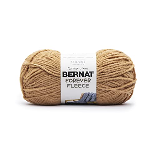 Image of Bernat Forever Fleece Bergamot Yarn - 2 Pack of 280g /9.9oz - Polyester - 6 Super Bulky - 194 Yards - Knitting /Crochet