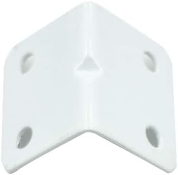12Pcs 26x26x32mm L Shaped Angle Bracket Corner Brace Support White