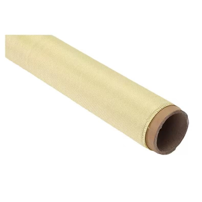 Tissu Kevlar jaune fibre aramide 200gsm textile synthétique para-aramide uni 1100D