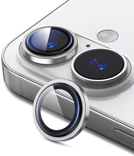 Image of Lensarmor Compatible With White iPhone 17 Camera Lens Protector - 9H Tempered Glass, Scratch Resistant, Flash-Friendly Premium Lens Cover