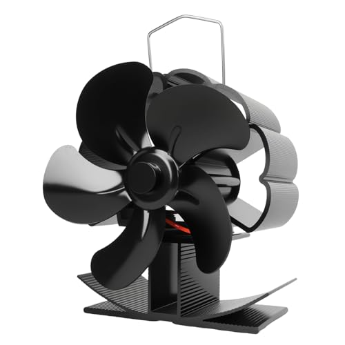 SUPRBIRD 5 PáGinas Ventilador de Chimenea, Ventilador para Estufa de Leña, Ventilador Chimenea Sin Electricidad Alimentado, Operación Silenciosa, para Estufas de Leña de Leña/Leña/Chimenea/Estufa