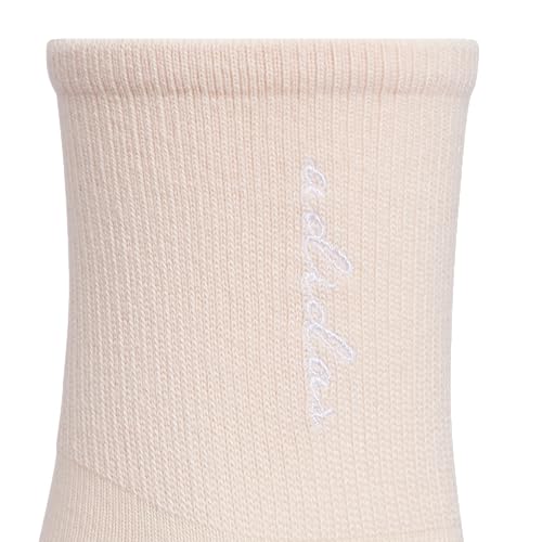 Image of adidas Luxe High Quarter Fashion Sock 3-Pairs | 3-Pack, Logo or Striped, Targeted Cushioning, Arch Support, Breathable Moisture-Wicking, All-Day Comfort